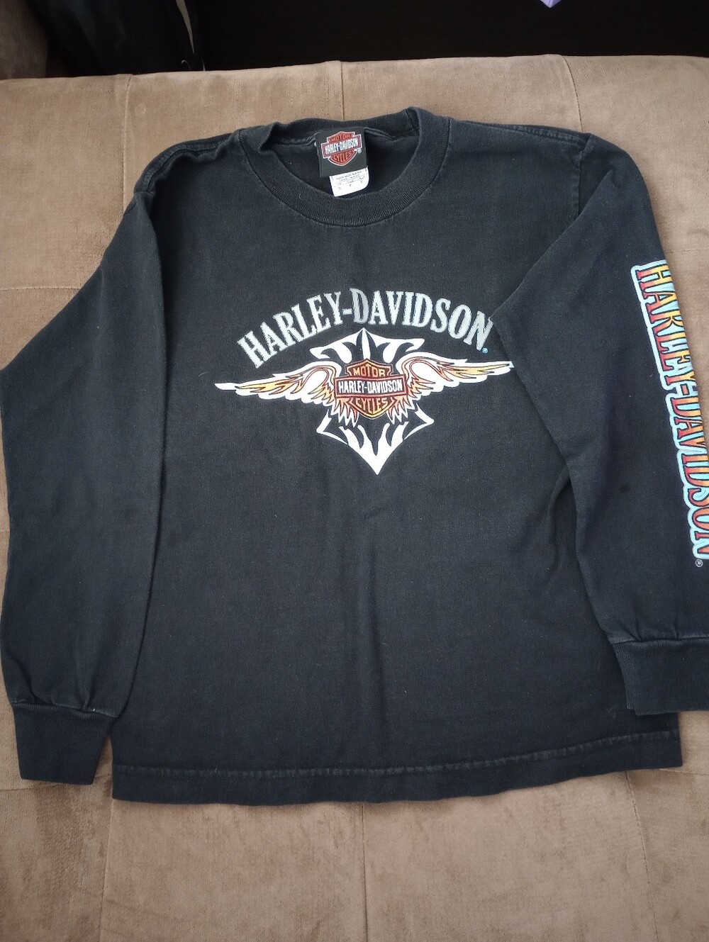 Kids - Harley Davidson Black Long Sleeve